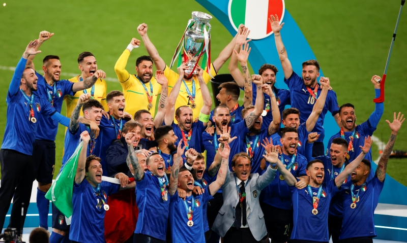 อิตาลี คว้าแชมป์ ยูโร 2020 หลังเสมอกับ อังกฤษ เจ้าบ้าน 1-1 ตลอด 120 นาที